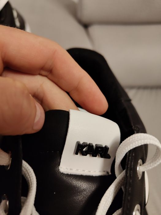 Buty KARL Lagerfeld Paris skóra naturalna