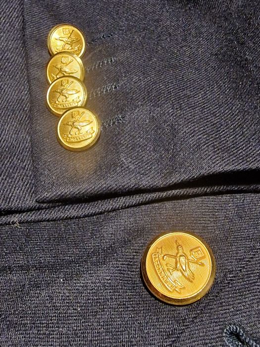 Blazer Casaco Rosa & Teixeira com botões façonnable