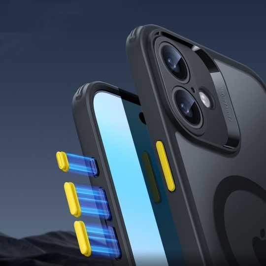 Zestaw ESR szkło hartowane i etui czarne do IPHONE 16
