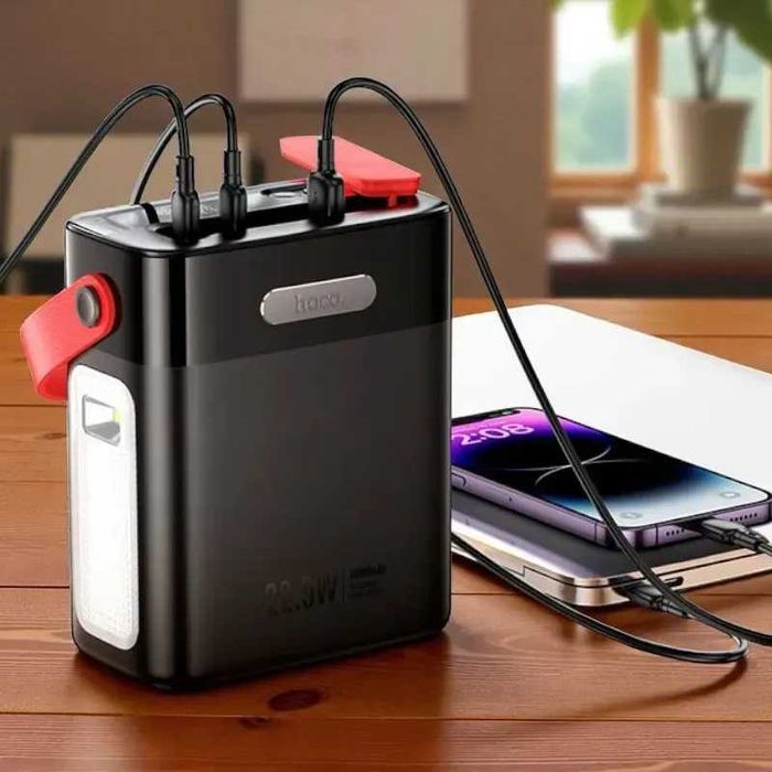 Павербанк Power Bank батарея Hoco DB03 Max Baseus 100000mAh 65W