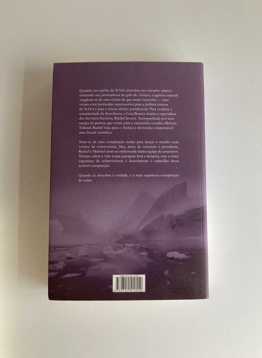 Livro de Dan Brown "A conspiração"