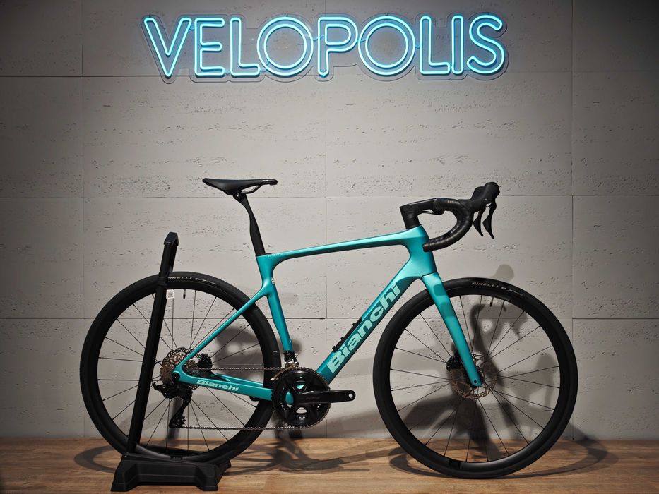 Nowy rower szosowy Bianchi Infinito 2026 celeste RATY 0% VELOPOLIS