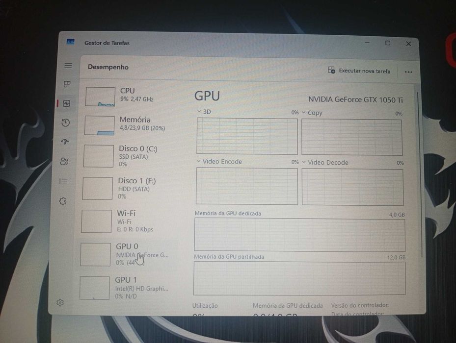 Gaming Msi Apache Pro i7 7700HQ + GTX1050Ti + 24GB RAM + SSD + HDD