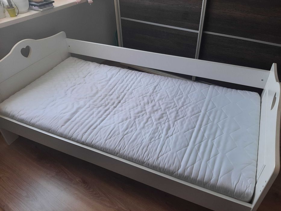 Lozko dzieciece 160x80 z szuflada i materacem