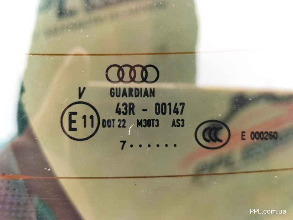 Audi Q7 2005-2009 стекло крышки багажника