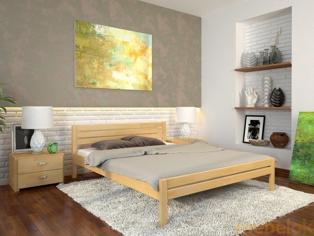 АКИЦИЯ Кровать Двуспальная Ортопедическая Кровать из МАССИВА !