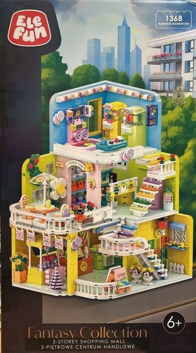 Elefun Shopping Mall klocki 1368 el. 6+