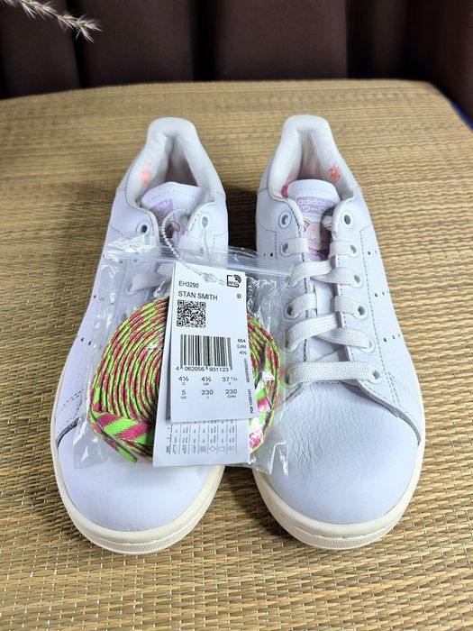 ОРИГІНАЛ 100% Жіночі кросівки Adidas Stan Smith(Шкіра)Розміри 36-41