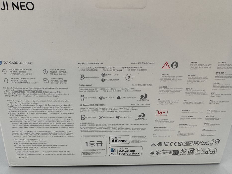 Dron DJI Neo Motion Fly More / nowy, gwarancja