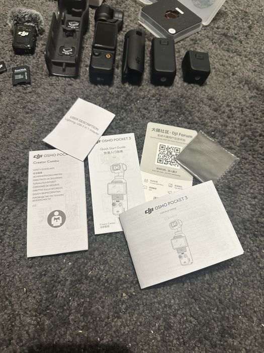 Dji Osmo Pocket 3 Creator Combo Zestaw Filtry