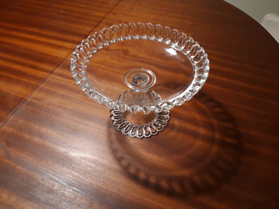 Pequena bomboneira de vidro (19 cm), para bombons, bolos ou muffins