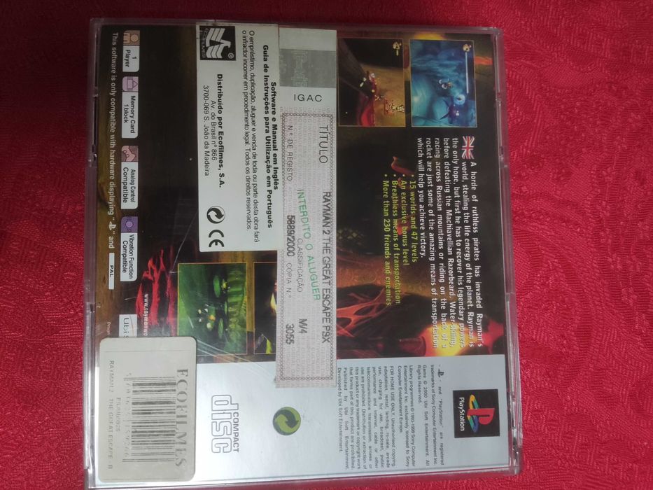 Jogo Rayman 2 Playstation 1
