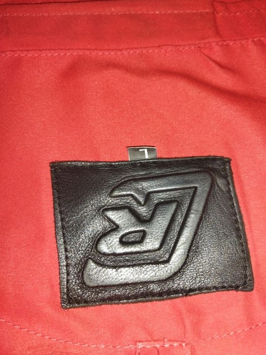 Blusão de moto vintage em pele sintética (como novo)