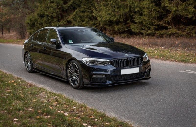 BMW G30 G31 Listwy Pod progi Dokładki Progów M-pakiet Czarny Połysk