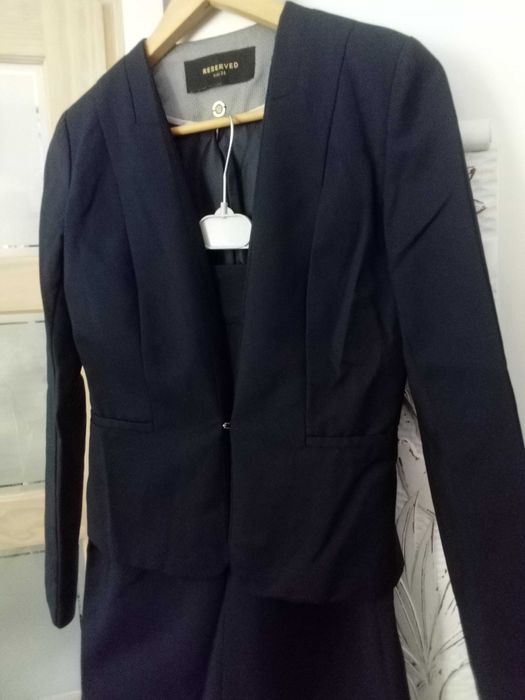 jak NOWA garsonka damska dziewczęca Reserved garnitur 34 XS marynarka