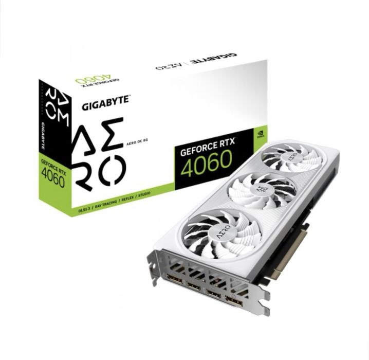 Placa Gráfica Gigabyte NVIDIA GeForce RTX 4060 AERO OC 8GB GDDR6