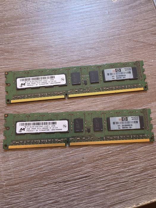 Memoria ram dd3 2gb 2 unidades