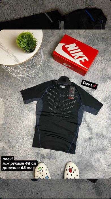 Продам мужская компрессионная футболка Under Armour new L розмір чорна