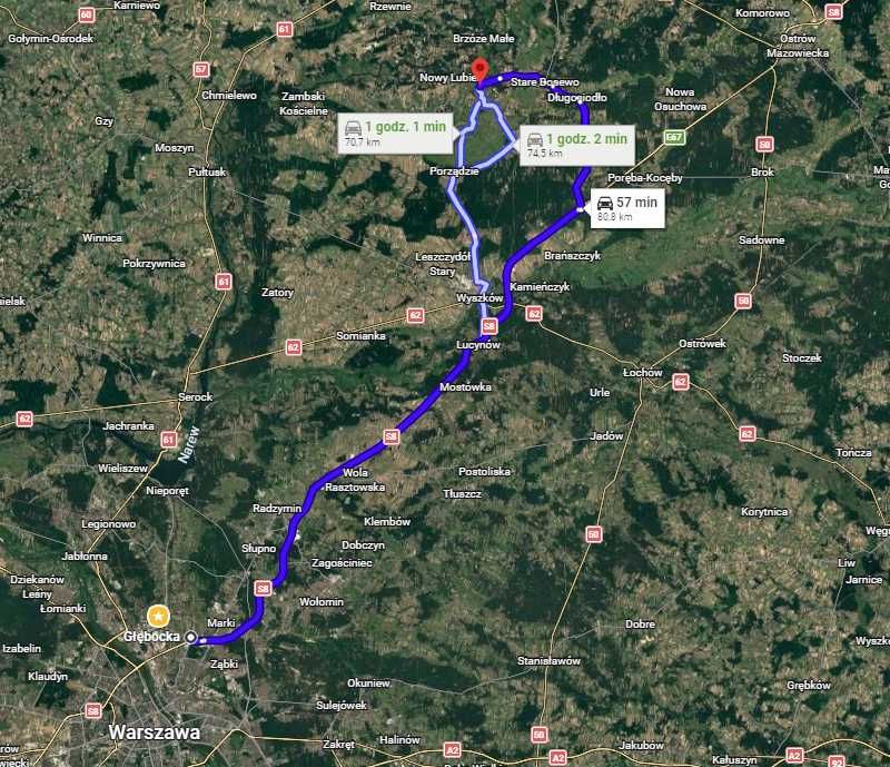 Dom drewniany blisko rzeki Narew