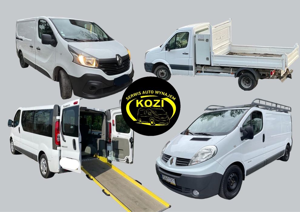 Bus dostawczy Renault Trafic wynajem