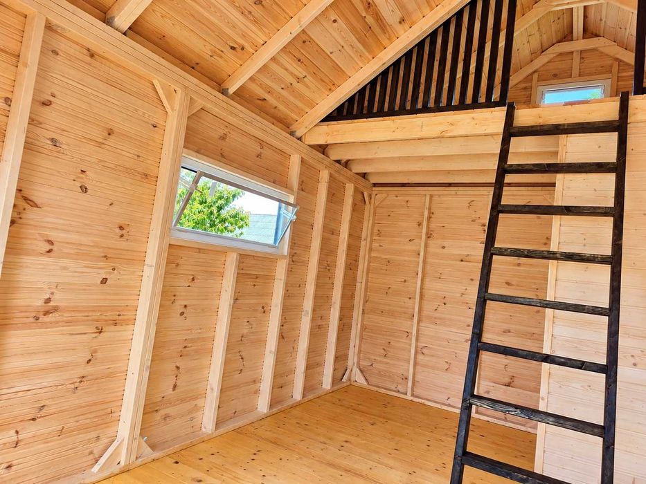 Domek drewniany Nowoczesna STODOŁA 25m² – dostępne od ręki, PROMOCJA -10%