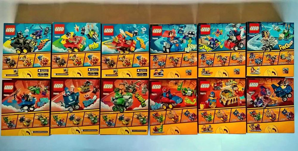 Lego Super Heroes Mighty Micros sets selados Lote vários
