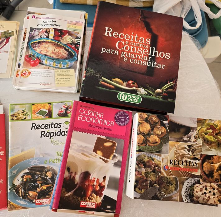 Livros de receitas variados