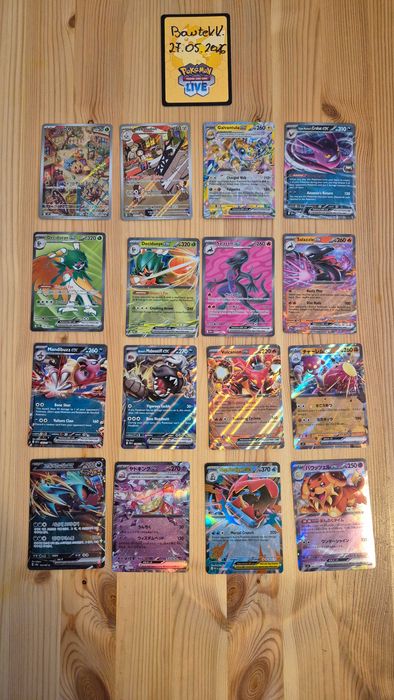18 KART POKEMON TCG - 14xEX + 2x FULL ART