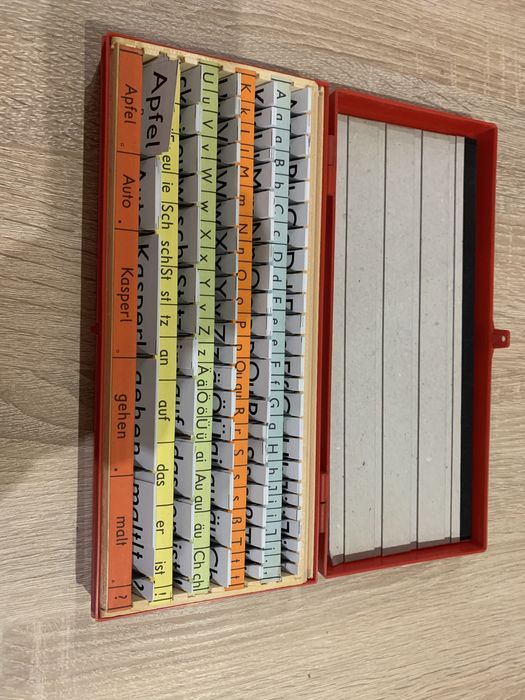 Klaser nauka literek po niemiecku prl unikat