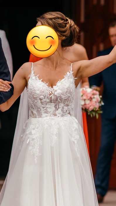 Suknia ślubna Anna Sposa princessa rozmiar 36
