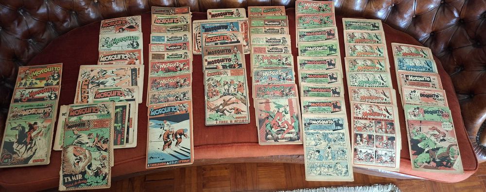 Mosquito - 280 revistas de Banda desenha dos anos 40/50 "idade de ouro" da BD em Portugal