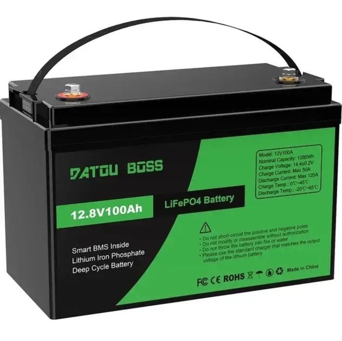 LiFePo4 Акамулятор WERTCHAY 12.8v 100A 1280W BMS
