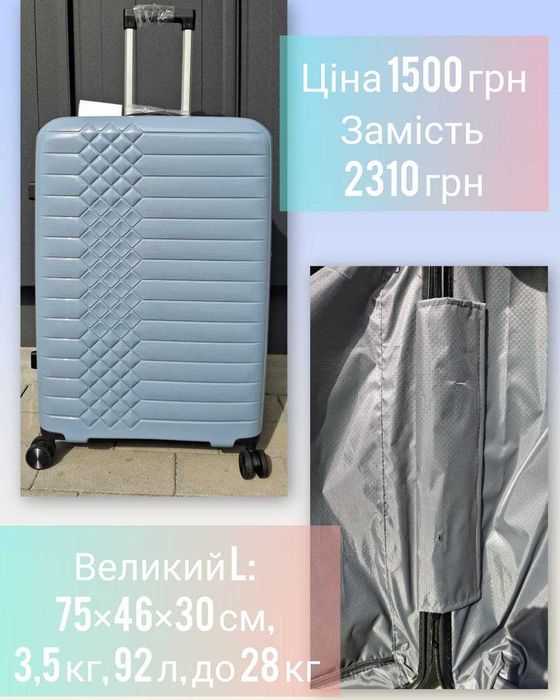 Валіза (чемодан) Уцінка , вітринні варіанти