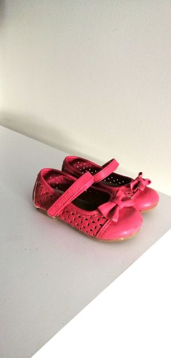 różowe buty buciki baleriny balerinki dla dziewczynki 21cm dziecięce