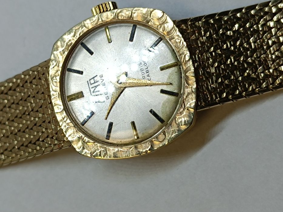 Złoty zegarek Etna Geneve, złoto próby 585