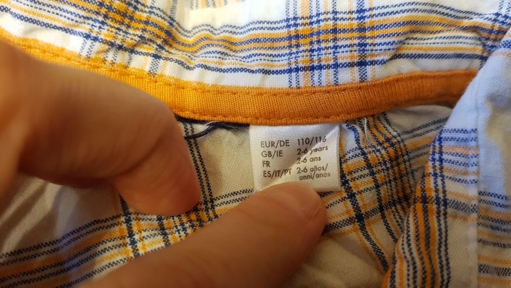 Zestaw 2 koszule chłopięce na krótki rękaw rozmiar ok 2 lata 98
