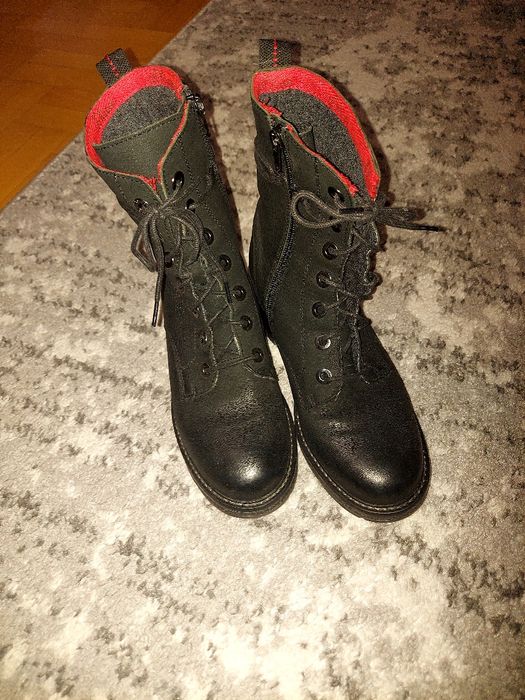 Botki damskie skórzane 38 s.Olivier