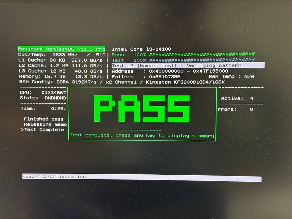 Оперативна пам'ять Kingston FURY Beast DDR4 DIMM 16GB 3600MHz CL18 XMP
