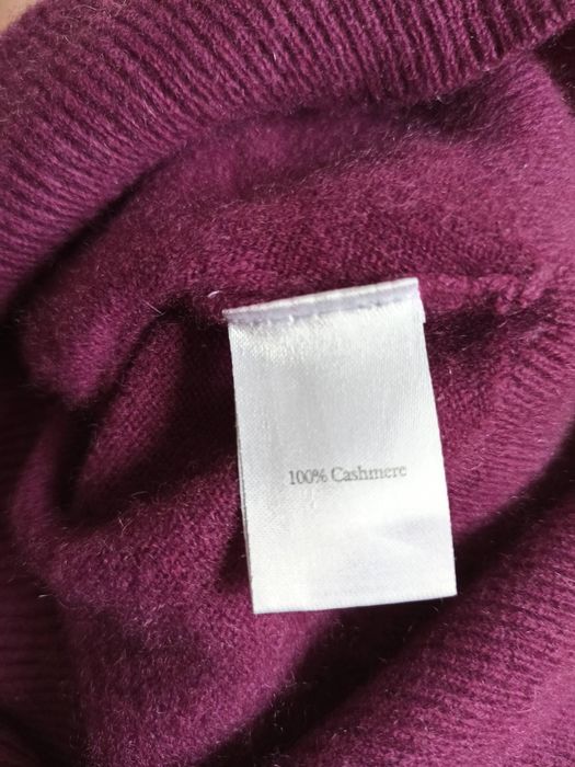 Свитер лиловый кашемир,р.46