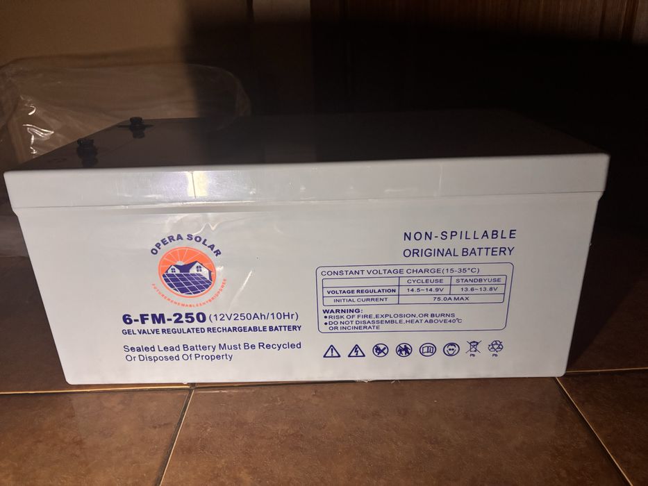 Акумулятор OPEN SOLAR 6-FM-250 12v 250AH/10hr gel