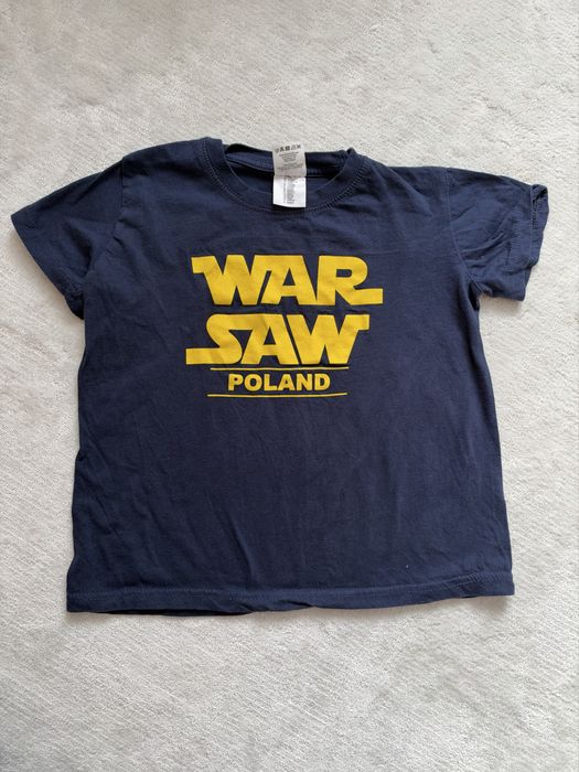 T shirt warsaw  Poland modny Warszawa 10l 140 granar