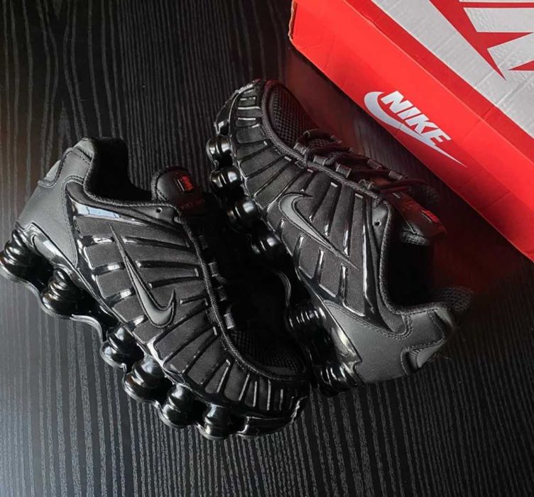 Nike Shox TL Black Metallic Silver-Rozmiar  38