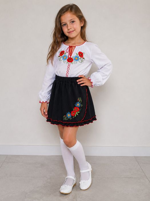 Вишиванка спідниця  школа 134/140