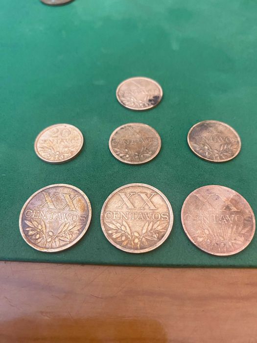Moedas antigas república portuguesa