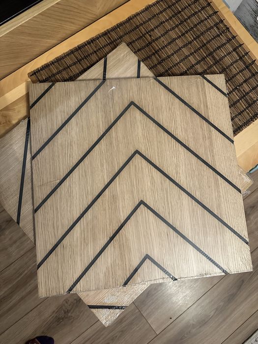 Dwa panele meblowe drewniane