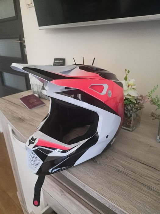 Kask Fox v1 Biały rozmiar L