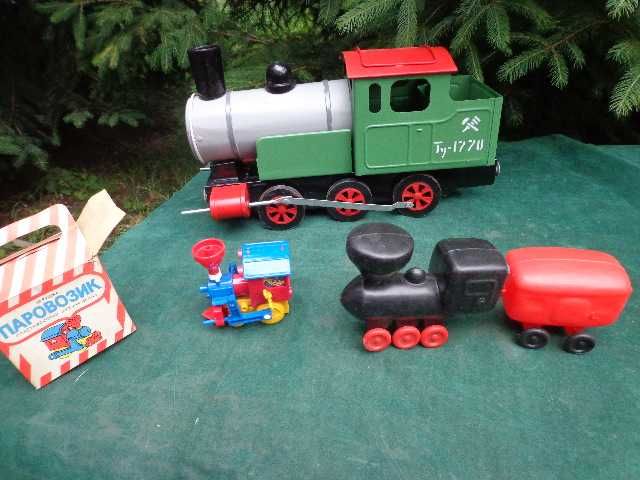 Детская машина. Паровоз дутыш. СССР.