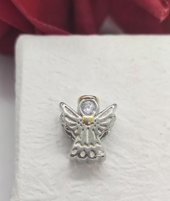 Charm's zawieszka dwustronny anioł aniołek S925