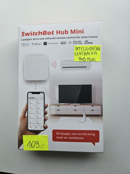 kompaktowy pilot na podczerwień do inteligentnego domu