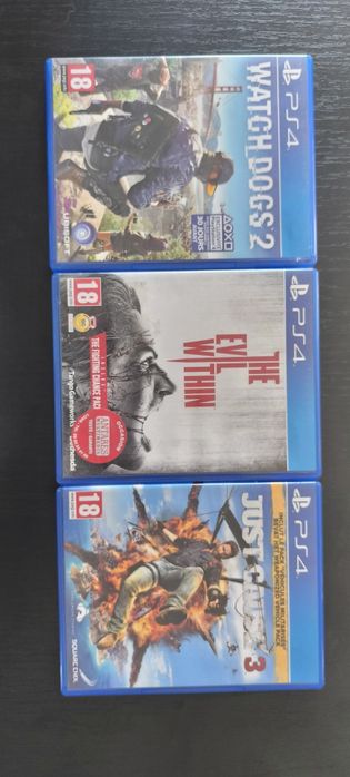 The evil within/Watchdogs 2/Just cause 2 PlayStation 4